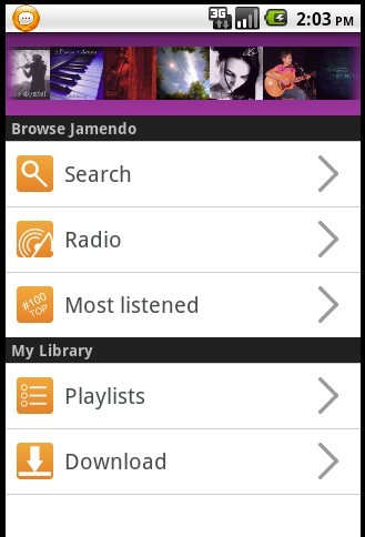 Jamendo开源在线音乐播放器源码分析之主界面展示Adapter之功劳