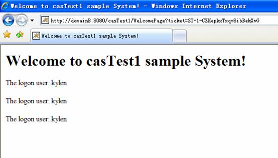 施用 CAS 在 Tomcat 中实现单点登录