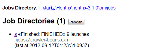 Heritrix3.1.0的应用