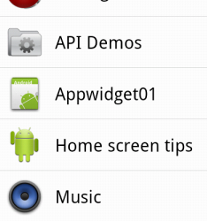 App Widgets 窗口小构件