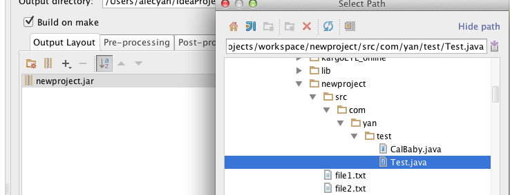mac停idea的使用之java工程打包生成jar篇