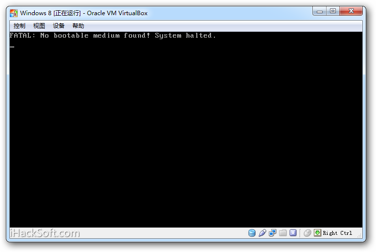 Win7װUbuntuFATAL: NO bootable medium found! System halted