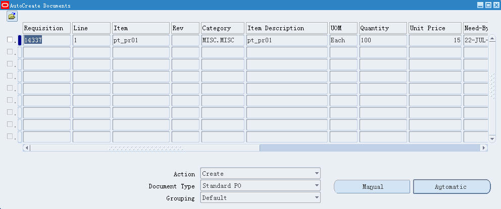 Oracle R12ɰ(PR-PO-RCV-AP-Payment)