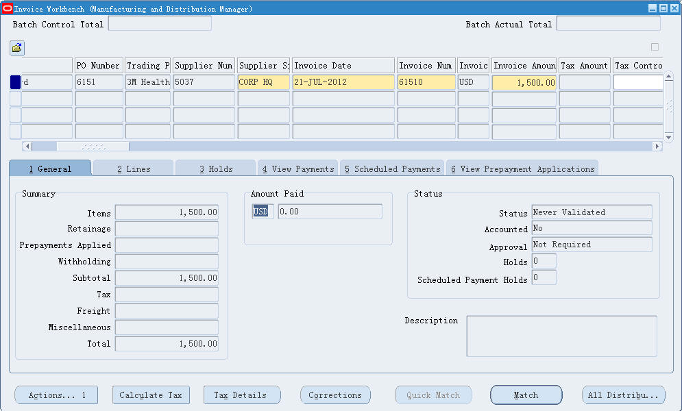Oracle R12ɰ(PR-PO-RCV-AP-Payment)