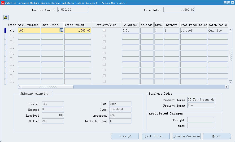 Oracle R12ɰ(PR-PO-RCV-AP-Payment)