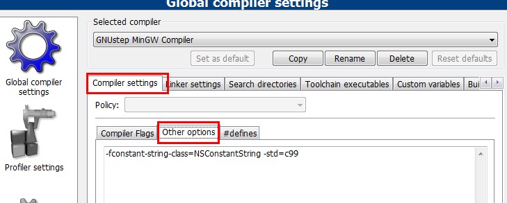 windowsͣ Codeblocks  Objective-c 