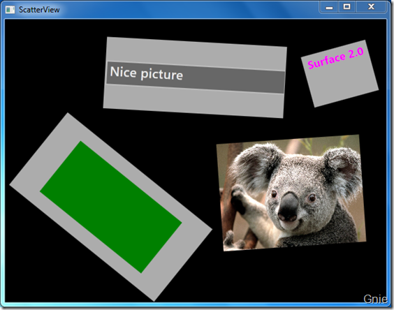 NicePicture Windows Surface for 多点抚摸 简介