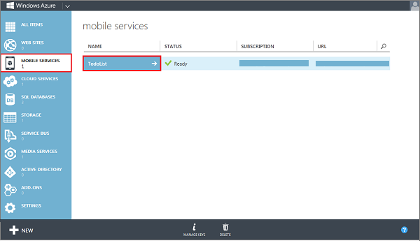 ΢ƼWindows Azureר⣨ôMobileWindows̵ӦϢ(2)