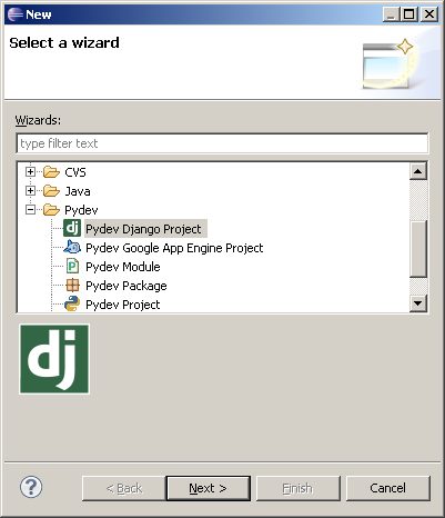 windowspydevDjango