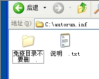 �޷�ɾ����autorun.inf�����ļ��н���취