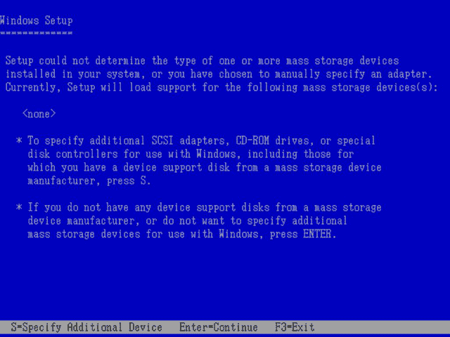 DELL工作站及服务器的Windows server 2003系统安装——解决“找不到安装在计算机上的硬盘驱动器 安装无法继续,要退出请按F3”有关问题