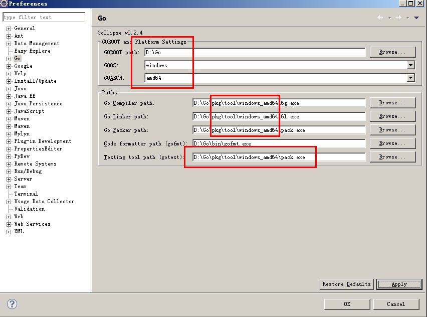 Golang 1.0 windows 64 bit 䱸