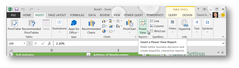Power BI for Office 3654Power Viewһ