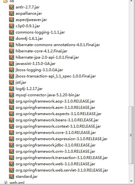 Spring mvc+hibernate��ܳｨ
