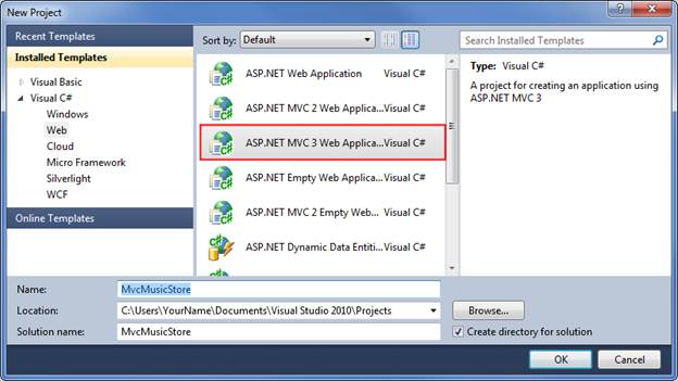 MVC �����̵� ��1һ���֣� �������ļ�-> �½���Ŀ