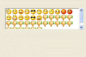 【仿照QQ,制作了个表情墙】