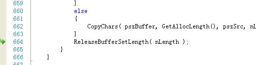 ߳ CString ʼ ReleaseBufferSetLengthCSimpleStringT:SetStringУ 