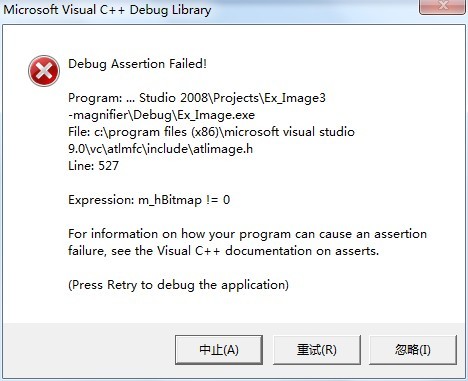 CImageͼƬ�Ŵ���ʾ��ִ�г�����m_HBit��ͼ��=0