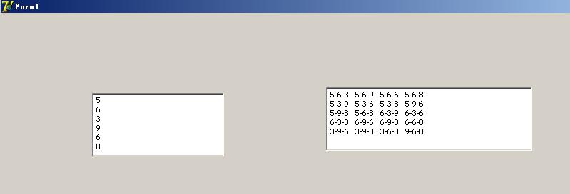 关于Delphi求组合的有关问题