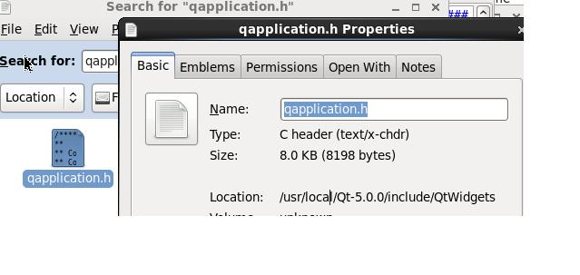 新手跪求Qt qapplication.h: No such file or directory 有关问题