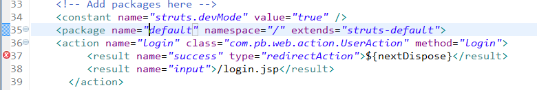 struts2.xml��action�е�result����,����ô����