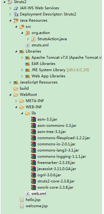 eclipse struts2�Ҳ���action������һ��������