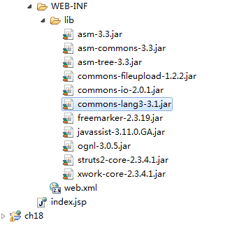 ����: Exception starting filter struts2 java.lang.NoClassDefFoundError: org/apache�������