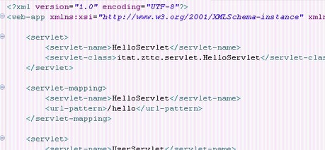 web.xml������ʾ�й�����