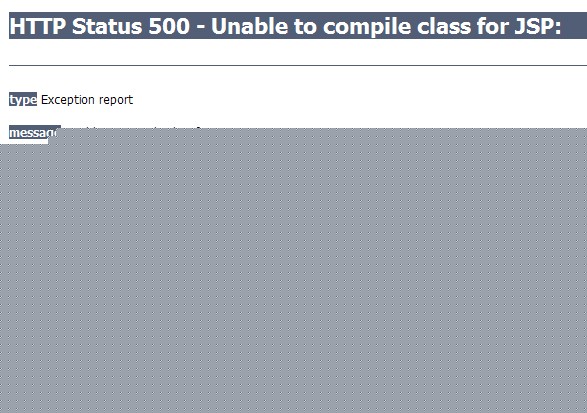 Servlet.service() for servlet [jsp] in context with path�������