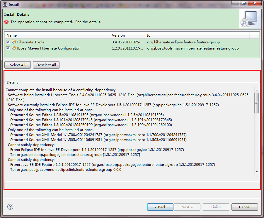 Eclipse Juno Service Release 1版本怎么配置Hibernate