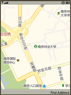 20110128006 Java ME带路蜂地图开发示例:地址查询