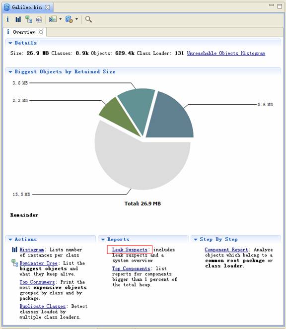  Eclipse Memory Analyzer жתļ