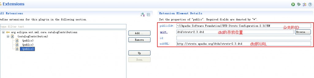 ��Eclipse�д����ʹ��struts2�����ļ���ʾ���