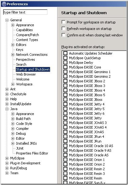 MyEclipse�Ż�����
