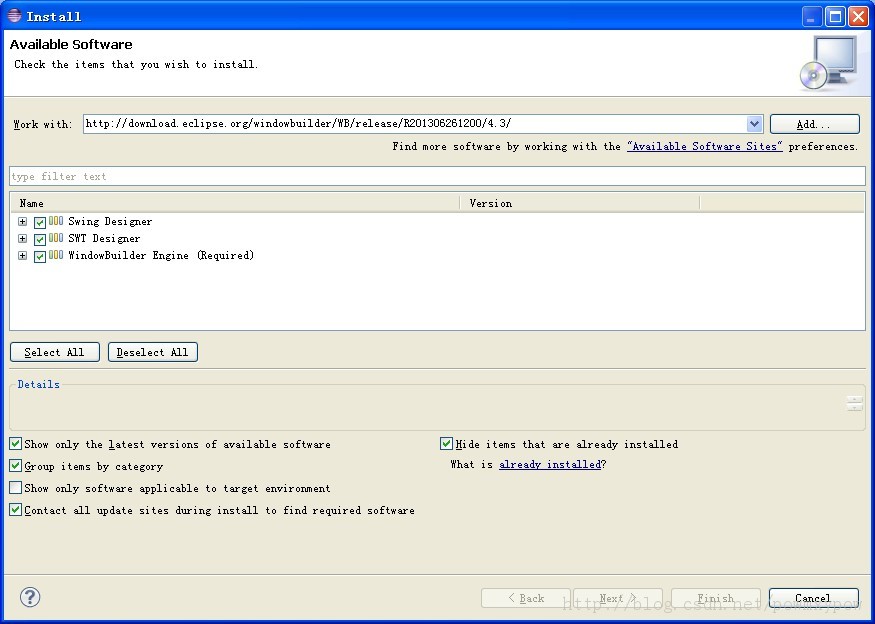 EclipseװWindowBuilder