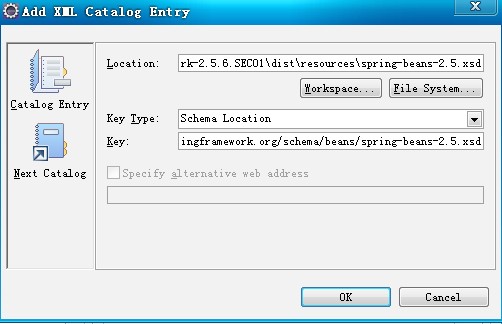 批改Eclipse配置,使得在配置文件中完成自动完成功能