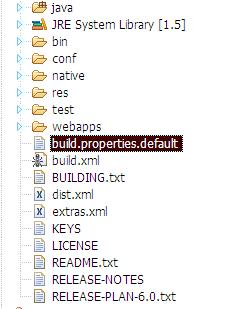 Tomcat源代码编译跟导入Eclipse
