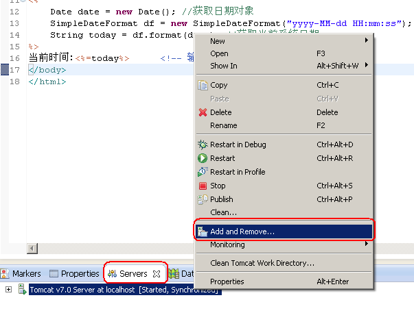 Win7/XPͣTomcat7������Eclipse�޲������