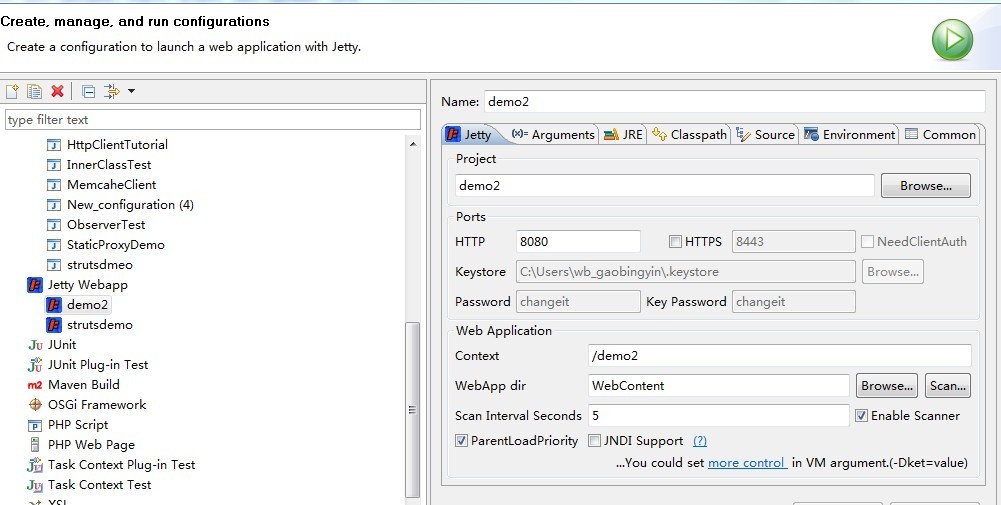 Eclipse������Jetty