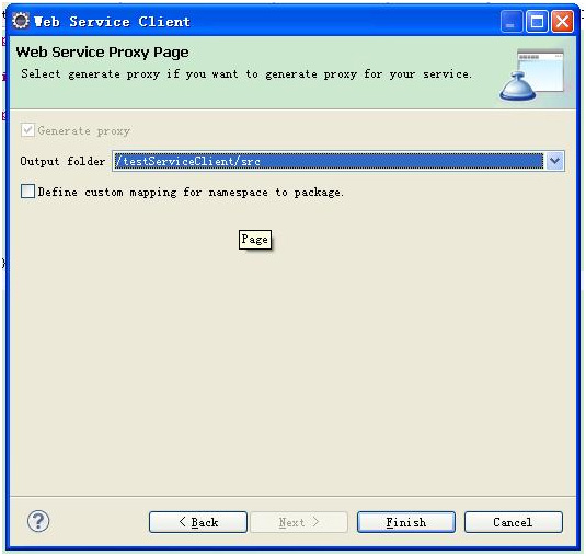 Eclipse Axis2 WSDL �ͻ��� ͼ��γ�