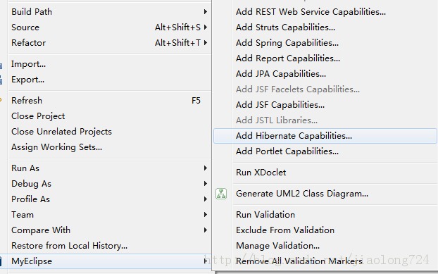 ORMHibernate 4MyEclipse Hibernate Tool ʵ