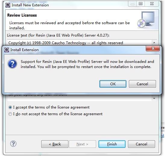 Eclipse Marketplace�� װ��resin ���server