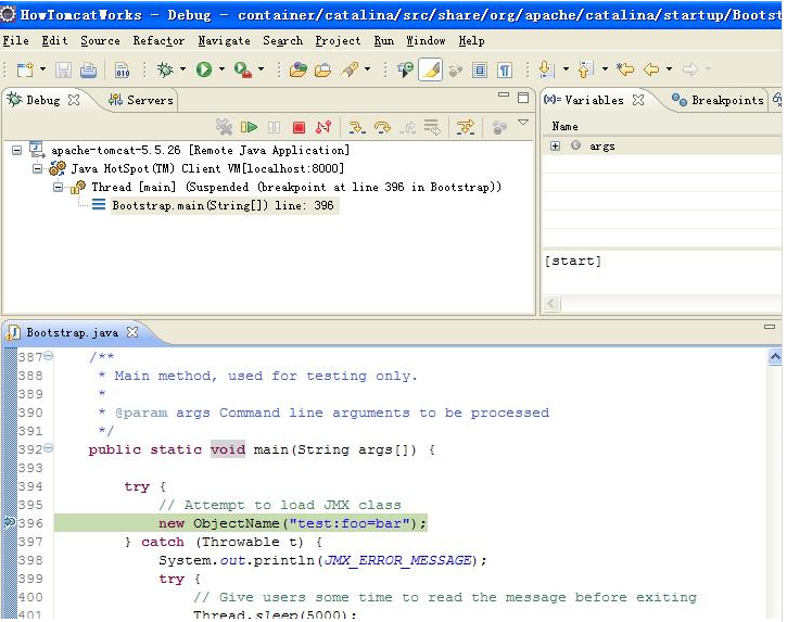 Eclipse远路调试Tomcat