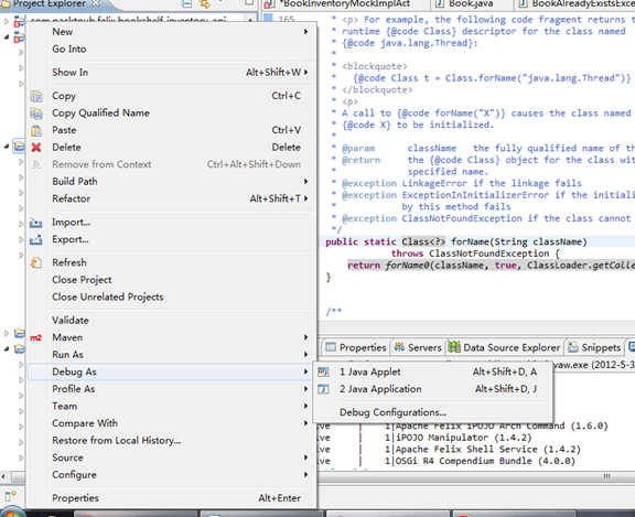 Maven �� Felix 4 Eclipse �Ĵ�벿�𣨲���ת���Ա������£�