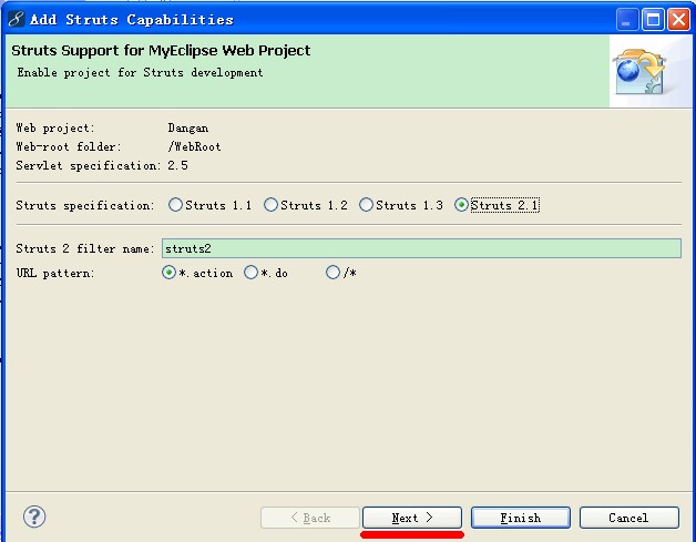 SSH在MyEclipse 8.5上整合详细步骤  (Struts2.1+Spring3.0+Hibernate3.3)