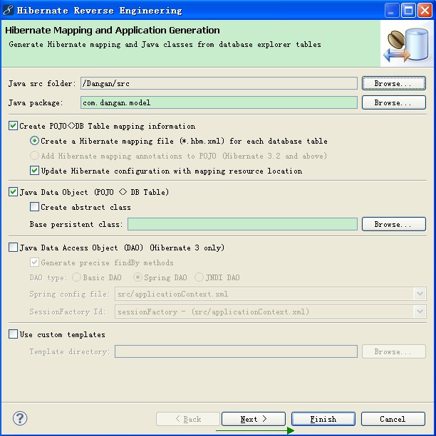 SSH在MyEclipse 8.5上整合详细步骤  (Struts2.1+Spring3.0+Hibernate3.3)