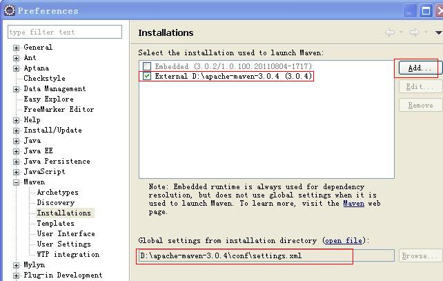 Maven札记(1)- Maven安装配置及与Eclipse的集成