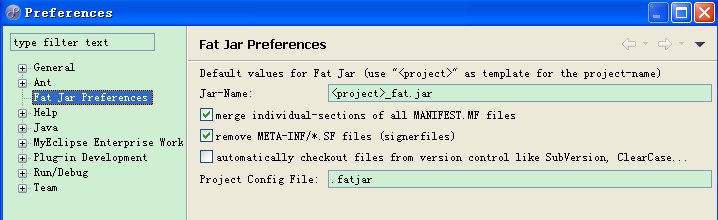 myEclipse7.1 ���FatJarװ����ʹ��