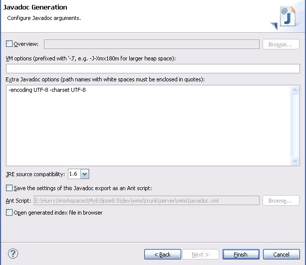 MyEclipse������Javadoc ʵ�ʲٻ��ƽ�