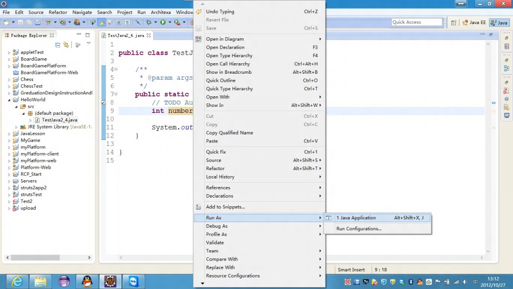 Javaʵ����10������ʹ��Eclipseд����